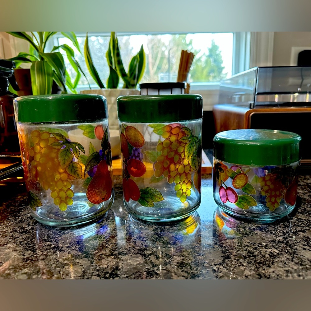 Vintage 70’s Cerve Storage Jars